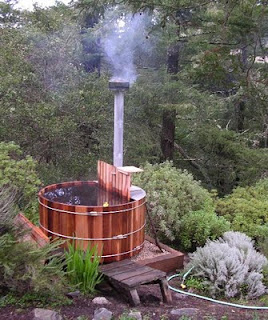 diy wood fired hot tub